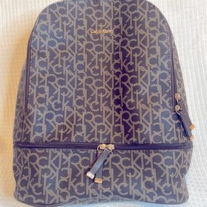 Calvin Klein Large BackPack, Two large zipper pockets, Laptop Slot